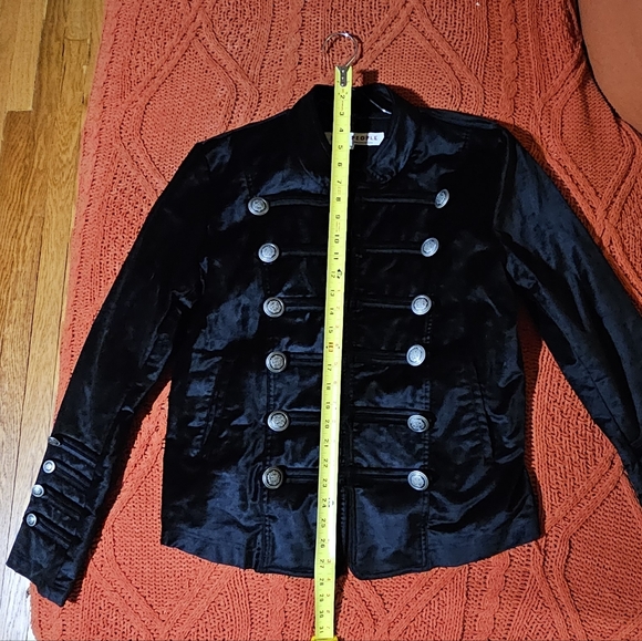Velvet Military Jacket - Picture 3 of 8